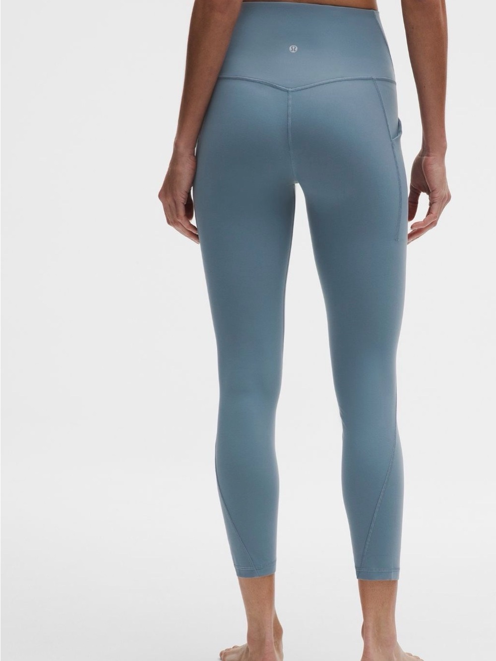 lululemon athletica High-Rise Cropped Leggings in Slate Blue